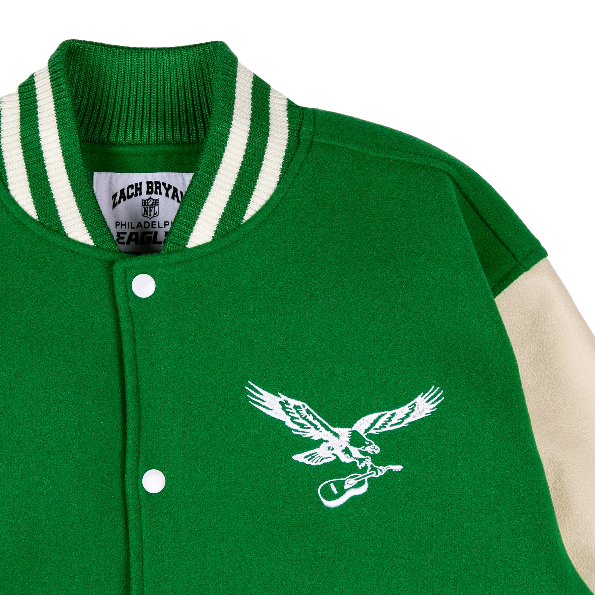 Zach Bryan x Eagles Letterman Jacket - Image 4